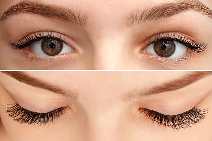 Before-and-after-eyelash-extensions